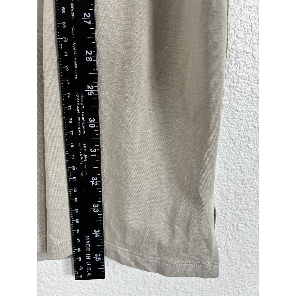 Lululemon Cotton Dress Small Beige Tank Jersey Crew Neck Short Casual Travel - Picture 10 of 10